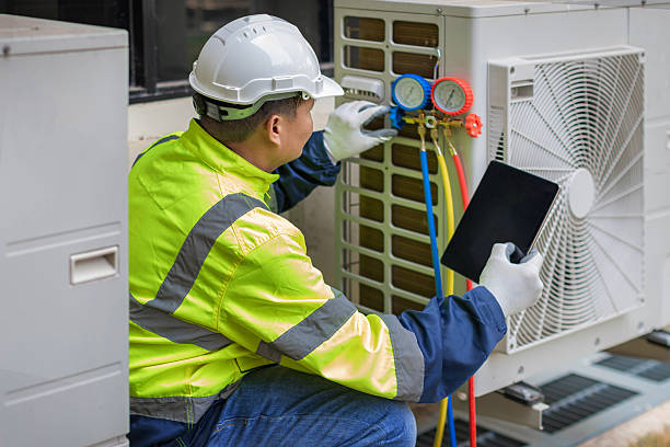 Professional Hvac Maintenance technician working in Salisbury, MA
